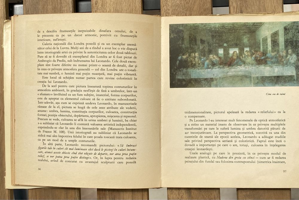 Leonardo da Vinci Album de arta Editura Meridiane 1964