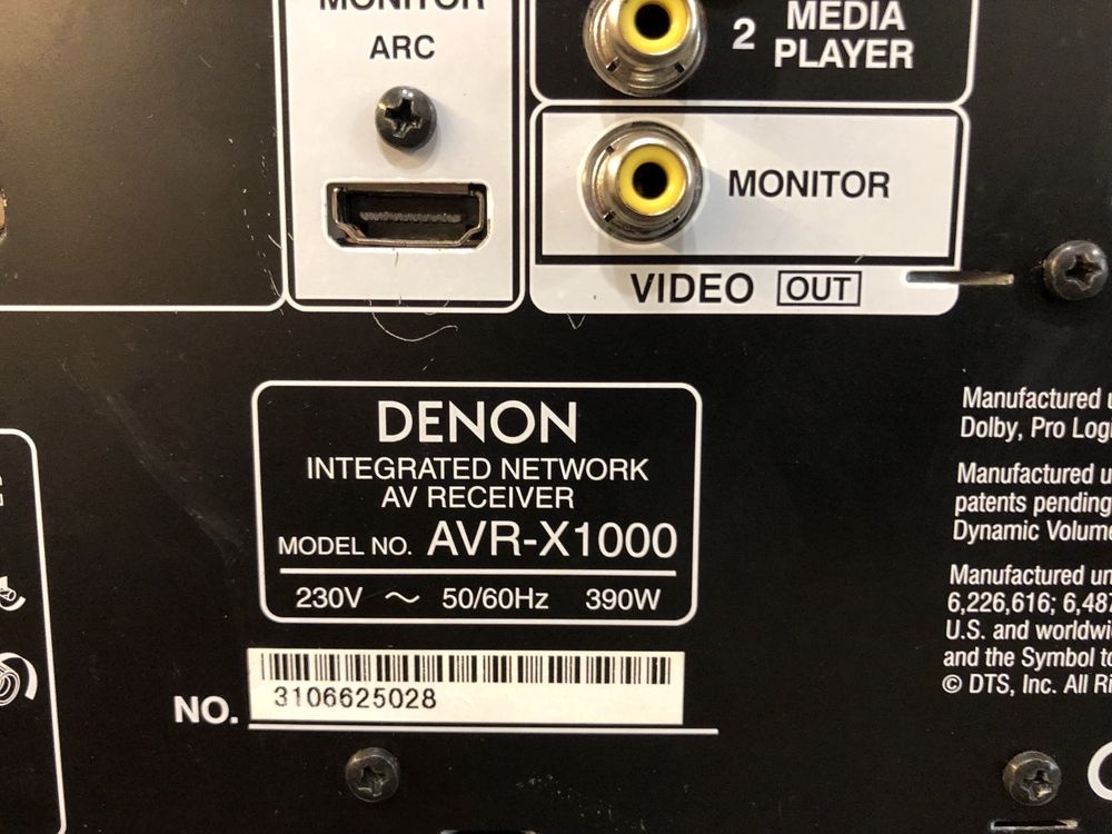 Denon AVR-X1000 resiver