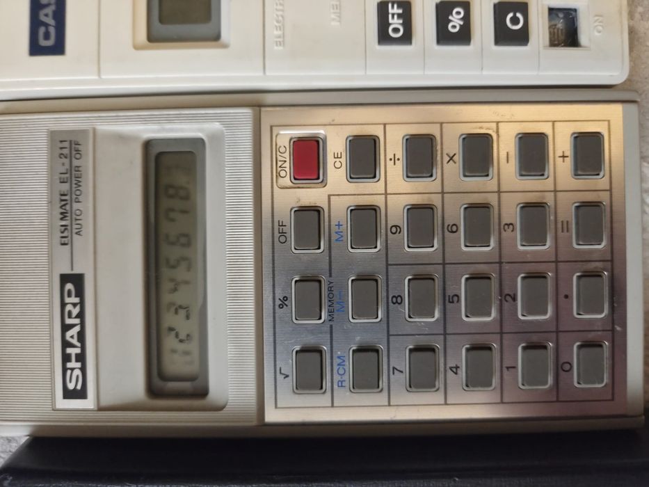 Set 3 calculatoare,vintage,