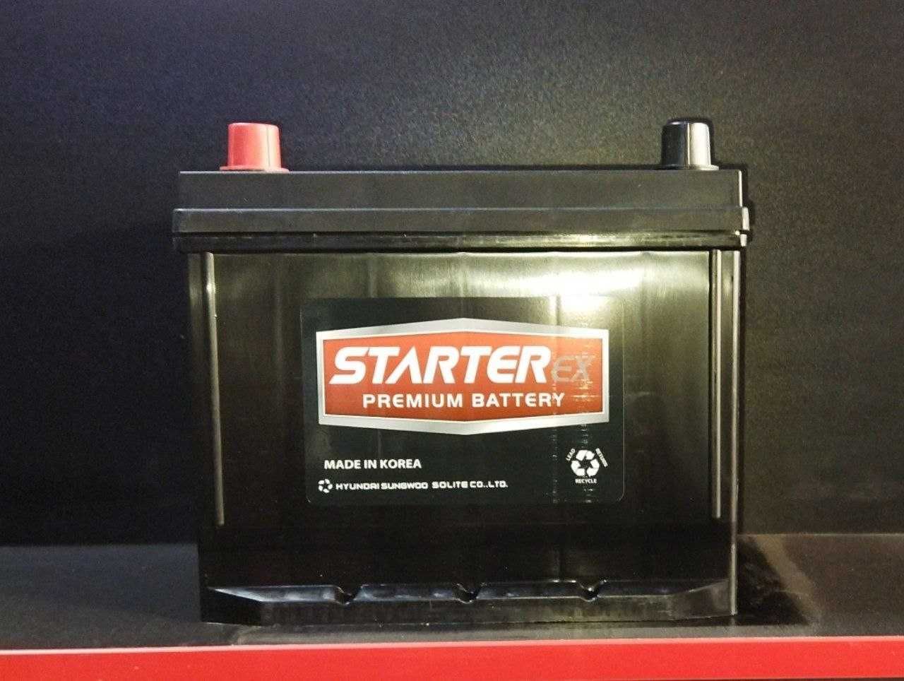 Аккумуляторная батарея Starterex  60Ah Ю.Корея Гарантия 1 год
