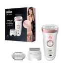 Епилатор Braun Silk-epil 9720, 40 пенсети, Технология SensoSmart, Аксе