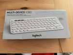 Tastatura Bluetooth Logitech K380, Multi-Device, layout US INTL, Alb