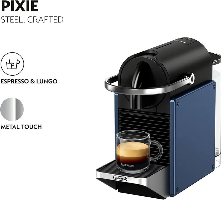 Капсульная кофемашина Nespresso pixie Dark Blue