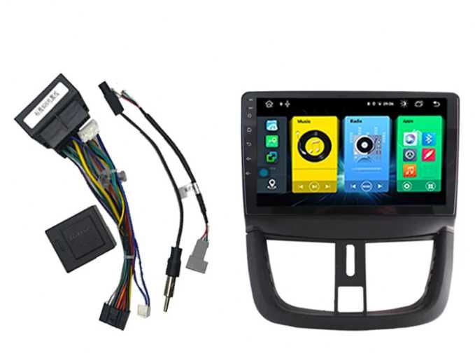 9-инчова мултимедия за Peugeot 208 (2012–2019) + подарък камера