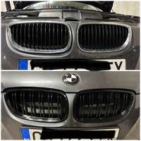 Двойни Бъбреци Решетки за BMW E92 E93 M3 Черен гланц