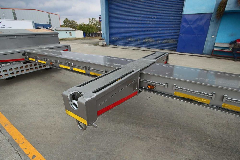Trailer extensibil transport agabaritic cu 5 axe Yalcin 68 tone util