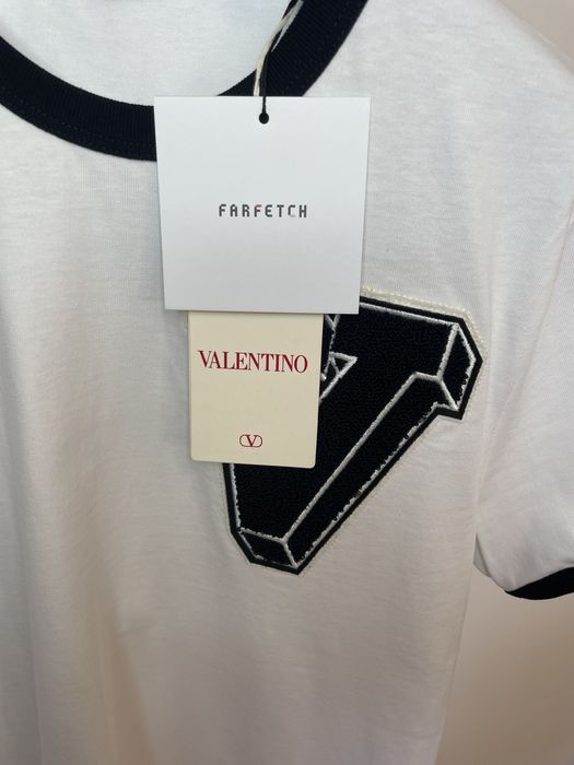 Tricou alb VALENTINO