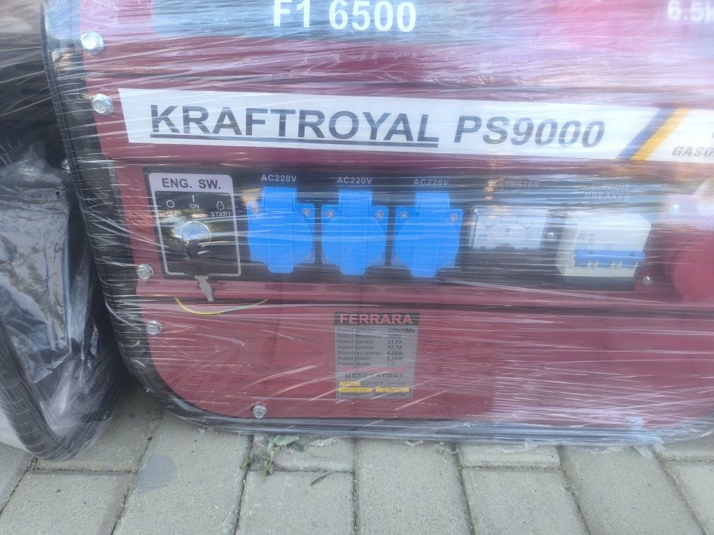 Vând generator trifazic 6,5 kw