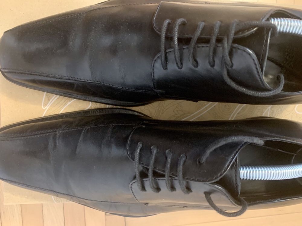 Pantofi negri piele hugo boss 42 ocazie