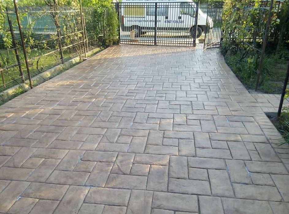 Beton amprentat targoviste