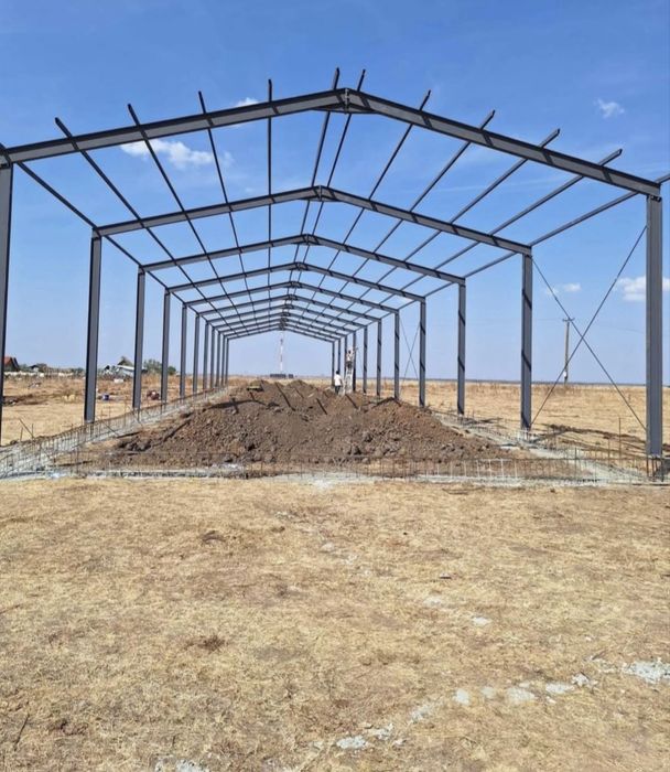 Vand structura din hala metalica