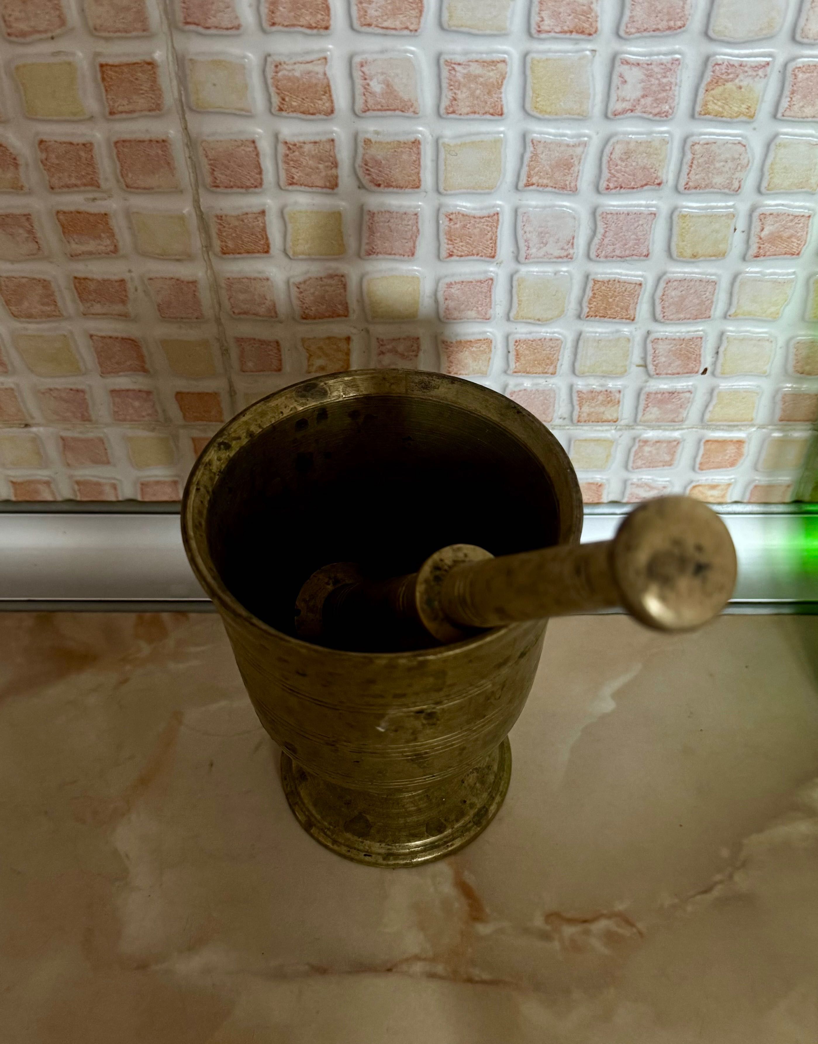 Старинно месингово ханче