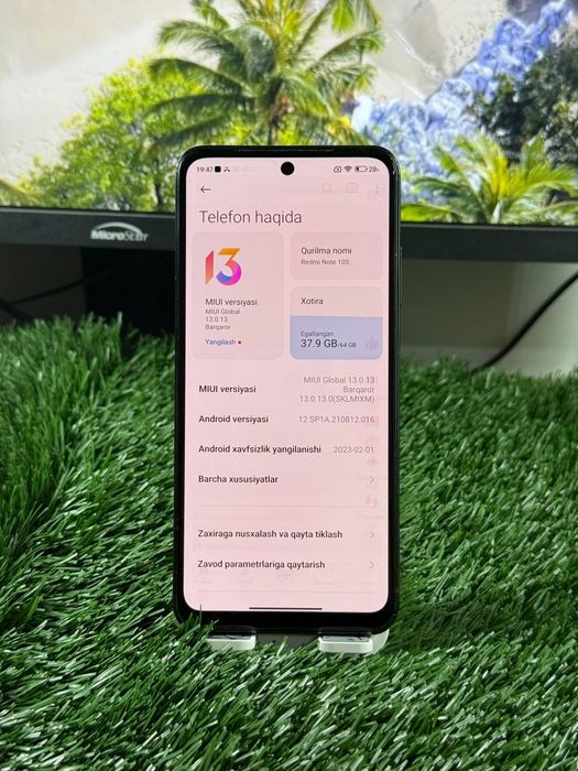 Redmi note 10s sotiladi dastavka bor