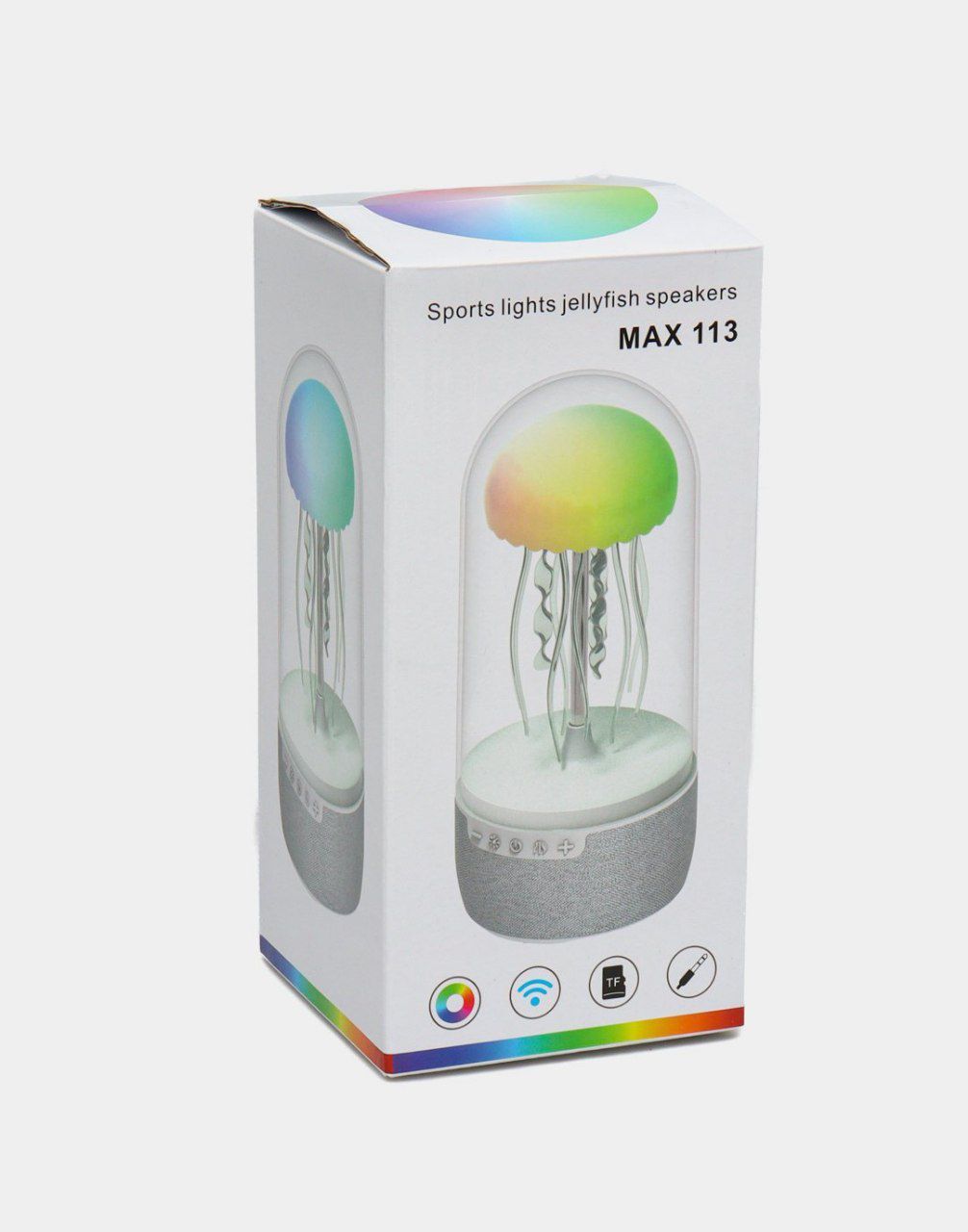 LED-ночник, умная колонка, Bluetooth, в виде медузы