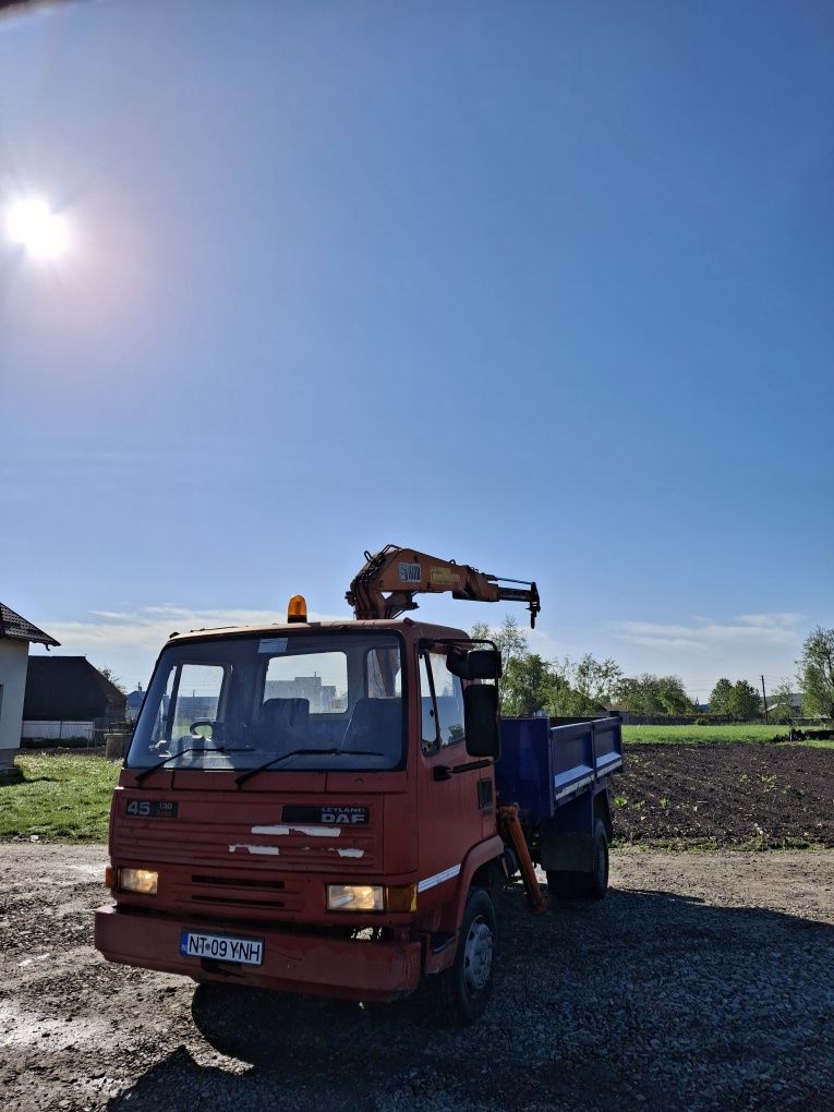 Vând Daf Basculabil cu macara ( nu iveco Man mercedes]