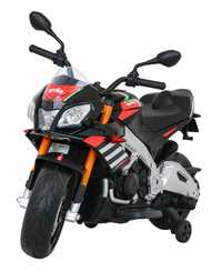 Motocicleta electrica pt copii 12 Volti Aprilia Tuono V4 (A010) Negru