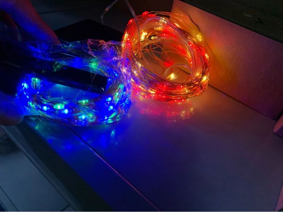Banda led solar multicolora disponibile 100+ buc