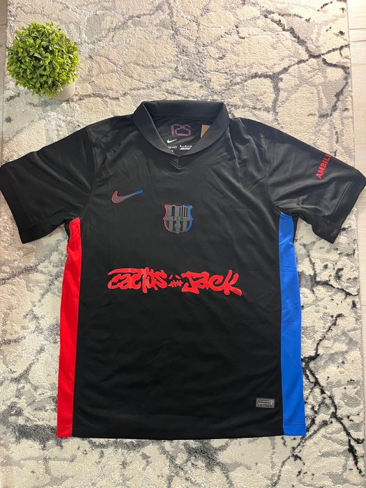 Tricou nike barcelona x travis scott limited edition