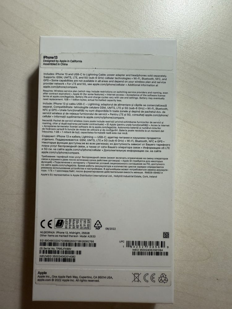 iPhone 13 256GB