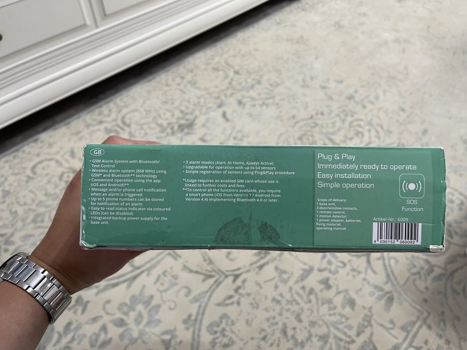 Sistem de alarma Bluetooth/GSM