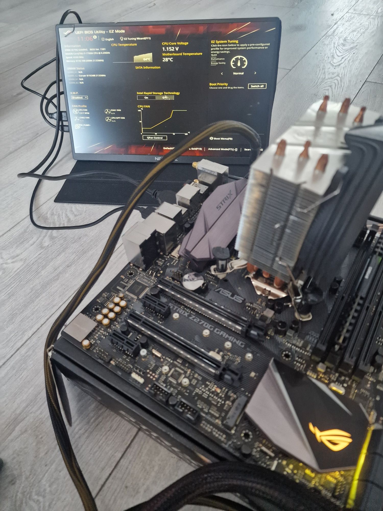 Kit Gaming Strix i7 7700K Z270 Gaming Fullbox