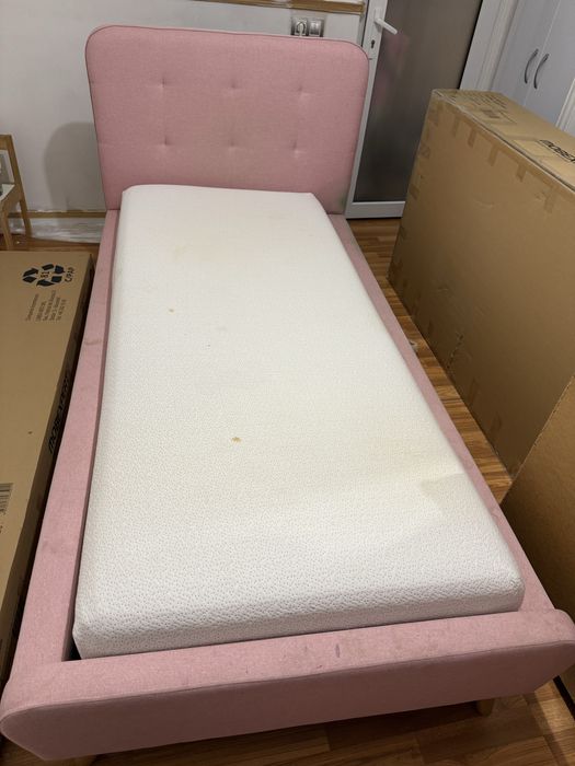 Pat copii 90x200 cu saltea