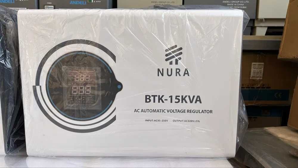 Стабилизатор NURA Симисторный  BTK-15KVA | Naqd yoki Muddatli to‘lov