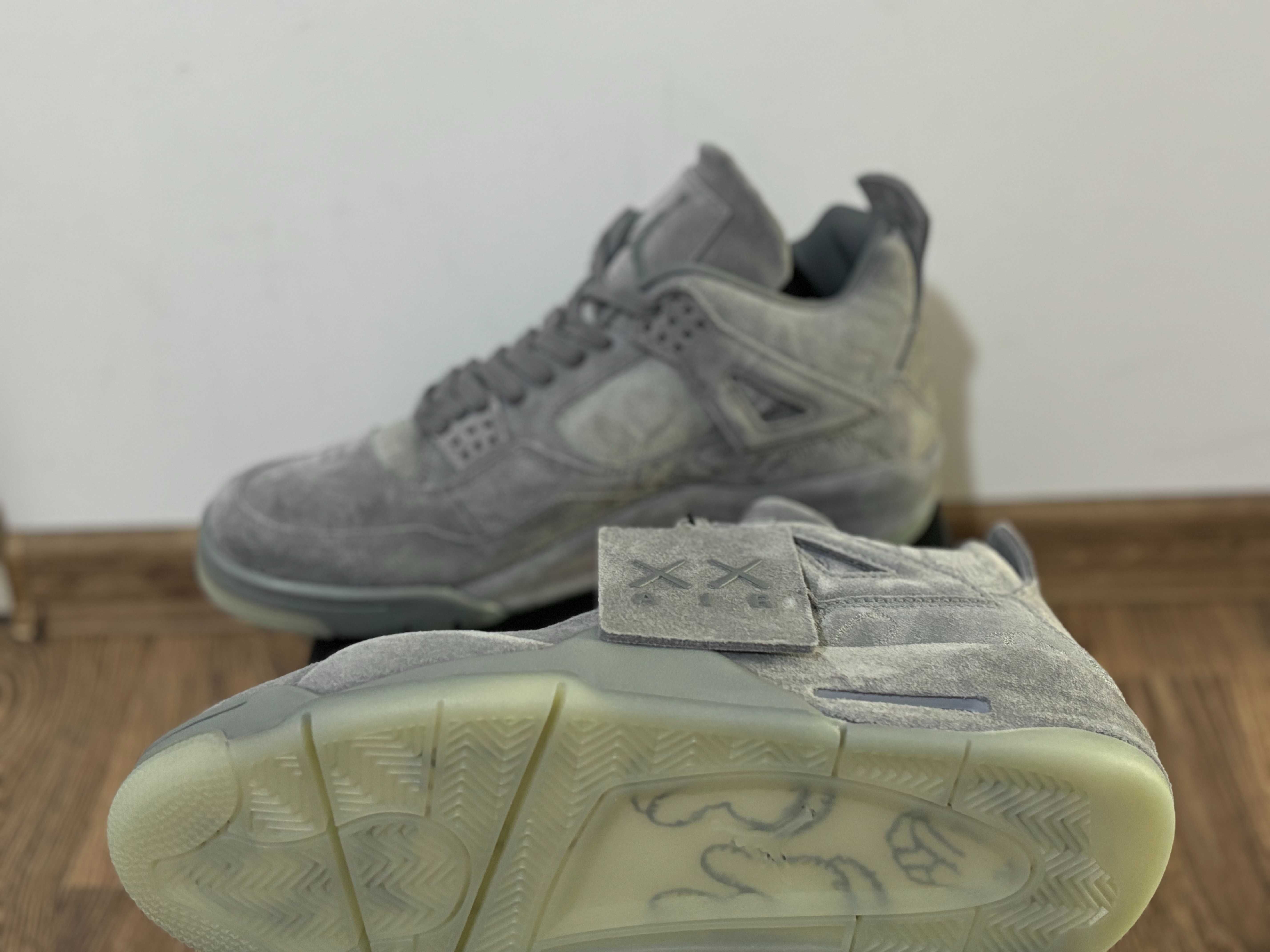 Air Jordan 4 Retro KAWS Cool Grey - Много рядък модел - EU45