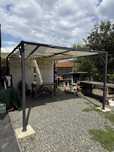 Vand pergola cu panza de umbrire