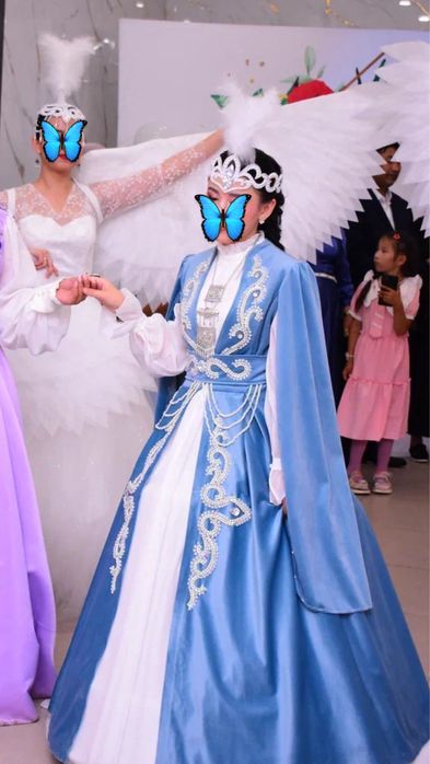 Свадебное платье в казахском стиле