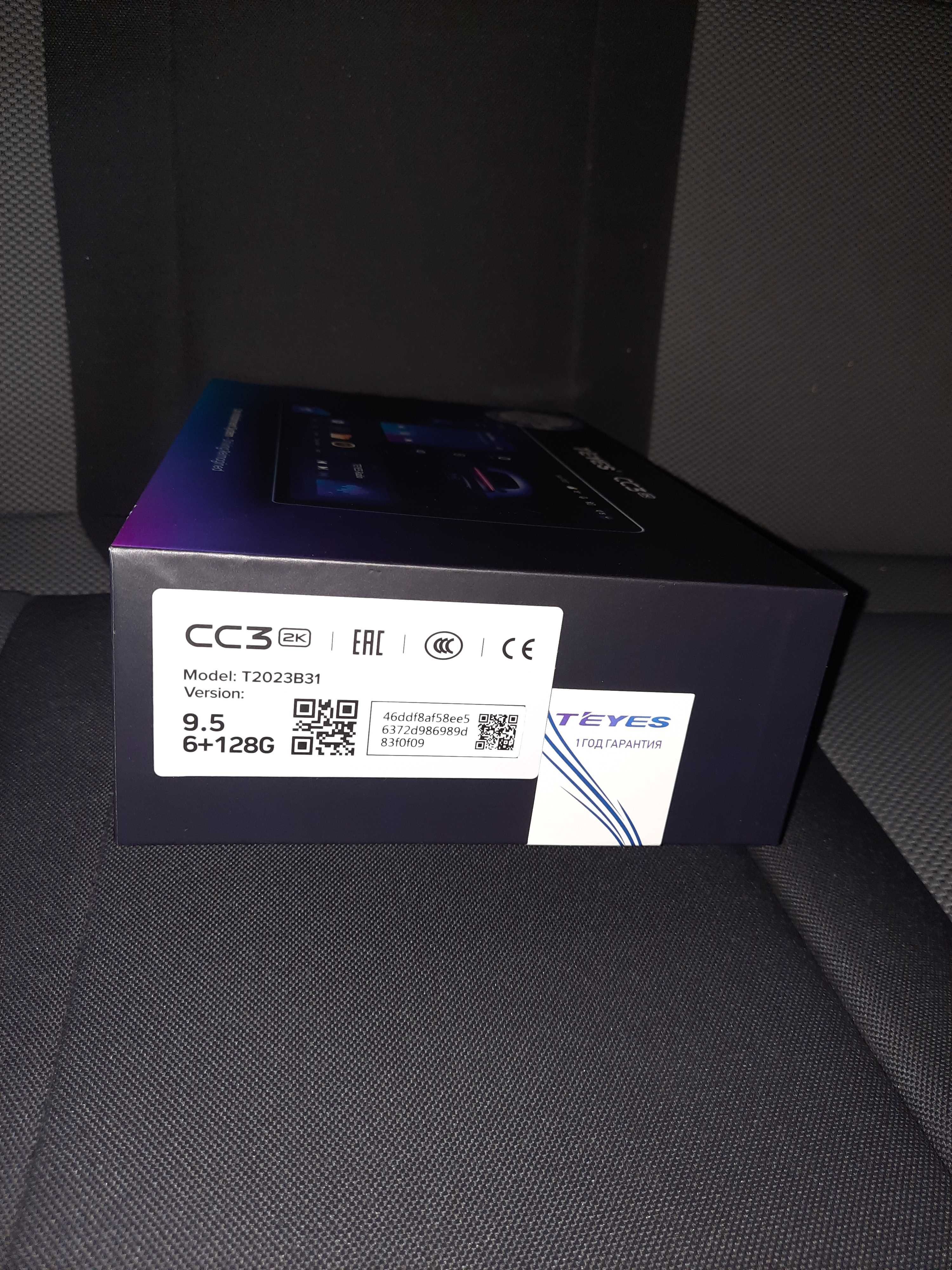 Teyes CC3 2K 6+128g 9.5 dyum. Тейес СС3 2К 6+128 г 9.5 дюум, магнитола