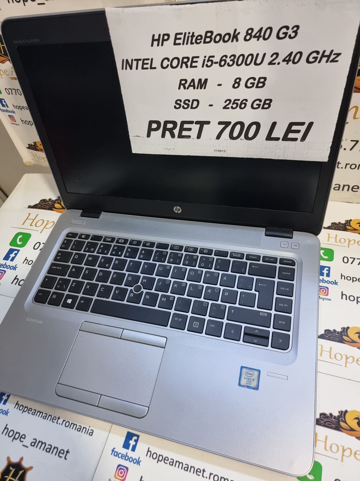 Hope Amanet P6 Laptop HP Elitebook 840 G3