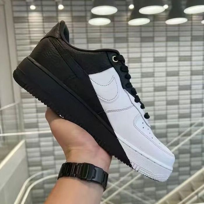 Nike Air Force black and white