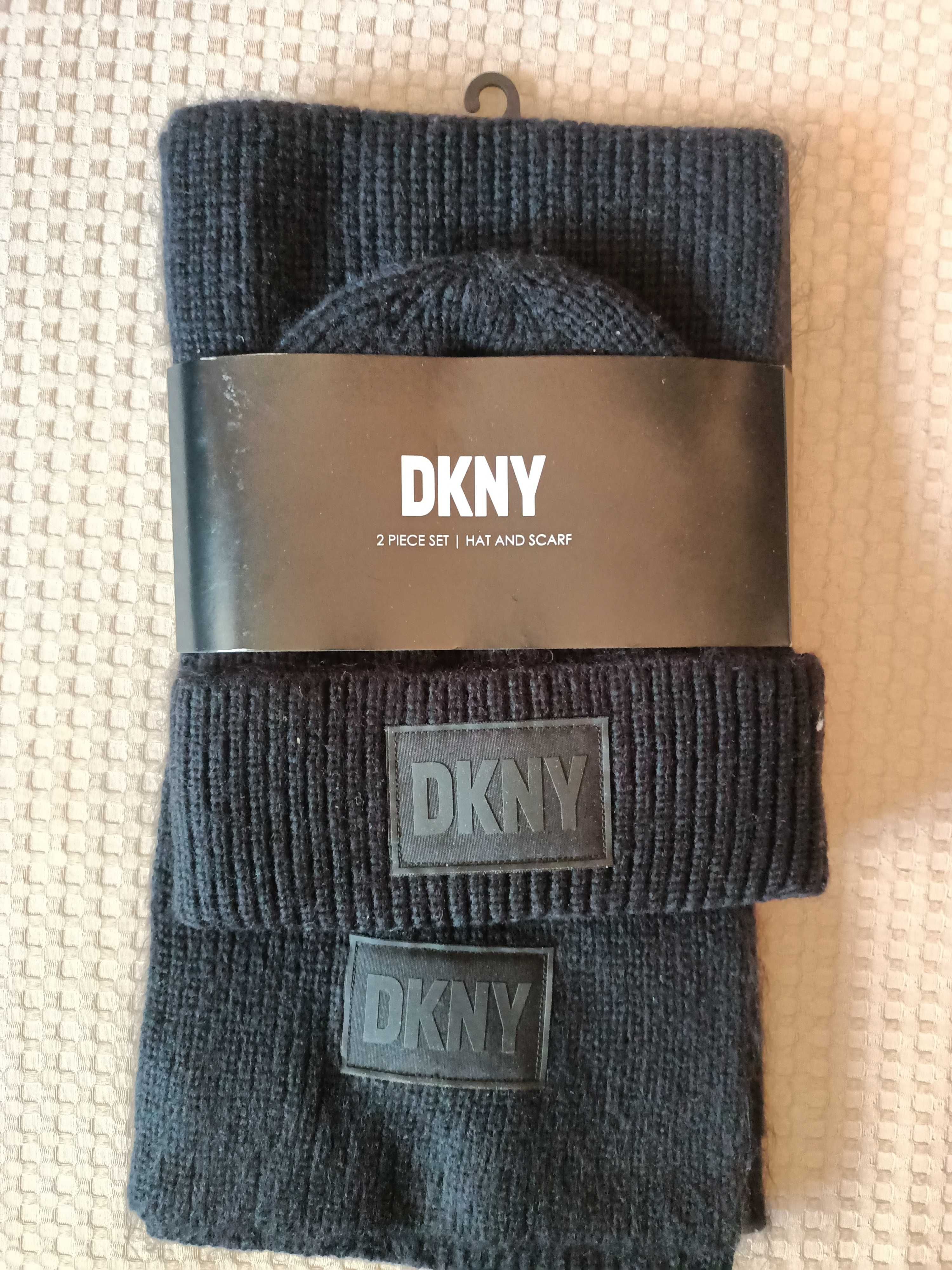 Set caciula si fular DKNY - Donna Karan New York