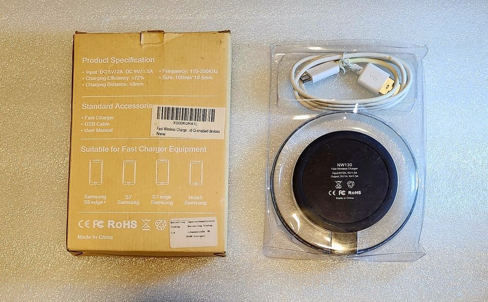 Incarcator wireless fast charge / dublu