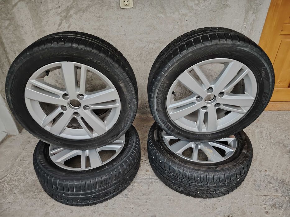Jante aliaj cu anvelope iarna Vw 205/55/R16