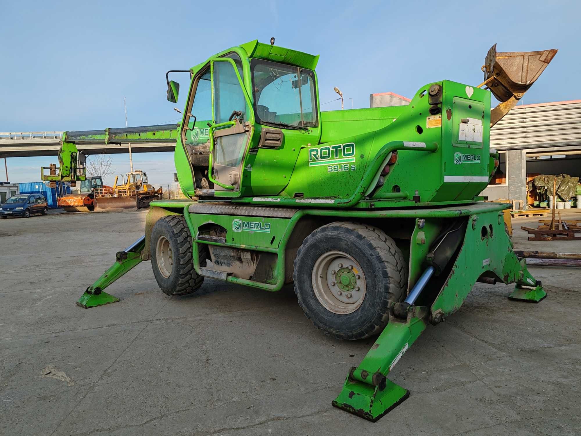 Incarcator telescopic Merlo Roto 38.16S 2008 (manitou) Accept test