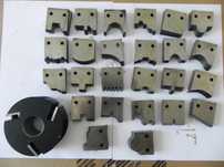 Freza cap butuc si set de 75 cutite 40mm lat abric sau freza verticala