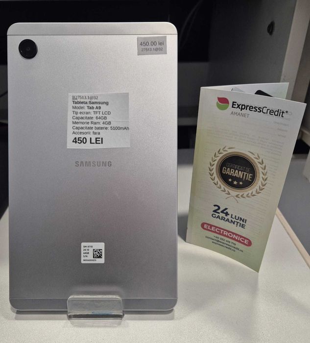 Tableta Samsung Tab A9 (AG32 B27513.1) 2 ANI GARANTIE!