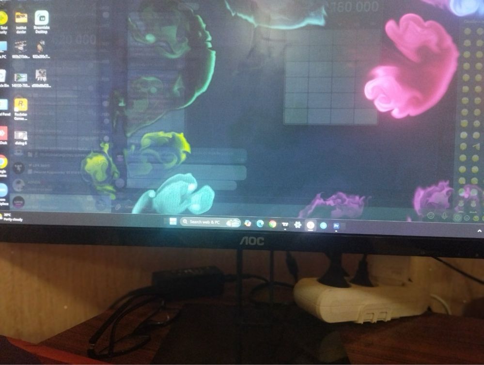 Kompyuter komputer  komplekt case va monitor