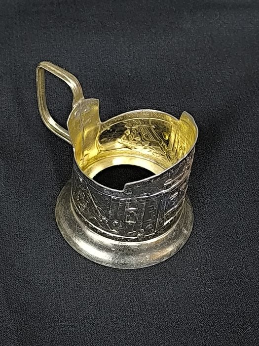 Подстаканник ВИЗ, Свердловск. Театр оперы и балета, СССР, алюминий,