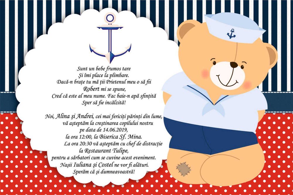 invitatii, cutii dar, decor cristelnita, decor baliuta