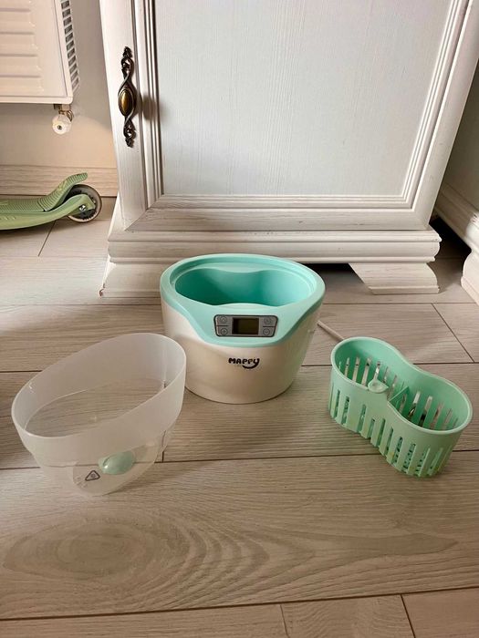 Sterilizator electric digital 4 in 1 Mappy, pentru 2 biberoane