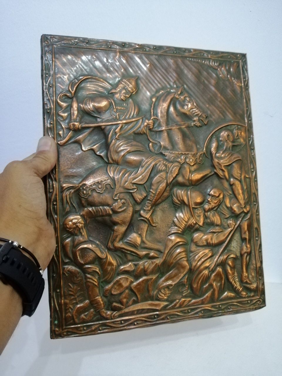 Tablou metaloplastie vintage bronz
