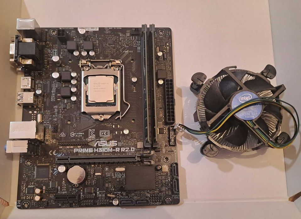 Kit Placa de Baza ASUS PRIME H310M-R R2.0, Intel +i5 9400f +16gb ADATA
