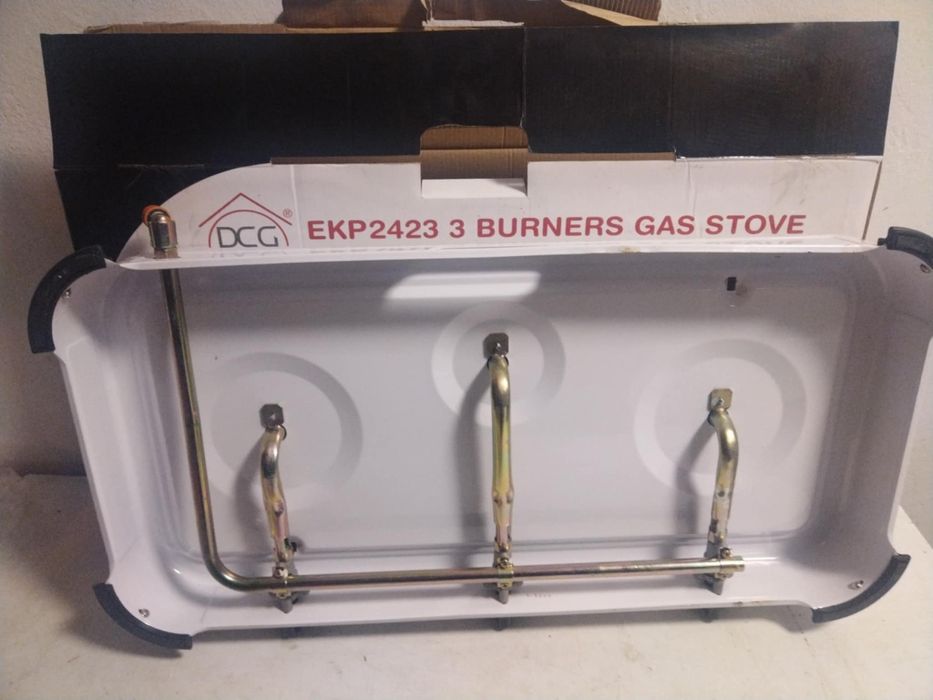 Компактен троен газов котлон  
DCG EKP2423 / мощност 900W
 3 горелки /