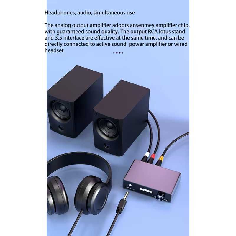 Висококачествен ДАК с оптичен вход 24bit 192kHz + Гаранция