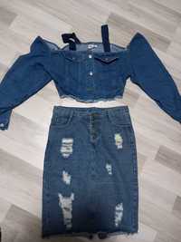 Compleu deosebit denim