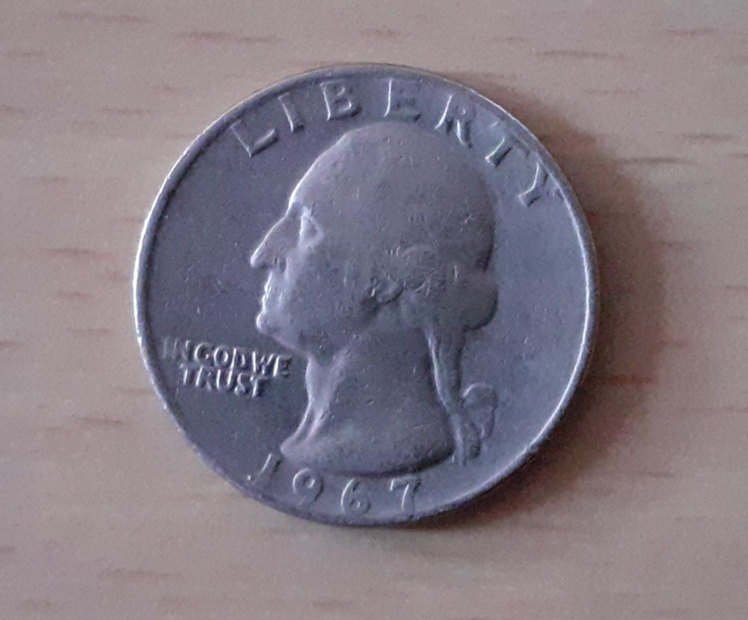 Quarter Dollar 1967  150 lei