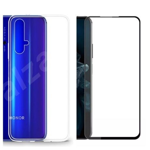 Pachet Husa Silicon Crystal + Folie Sticla Huawei Nova 5T